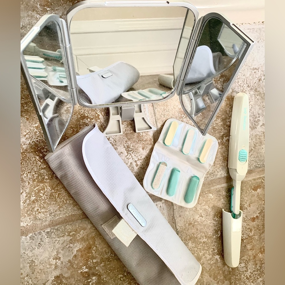 Lady Remington Smooth & Shapely Nailcare System & Tri Fold  3 Way Mirror